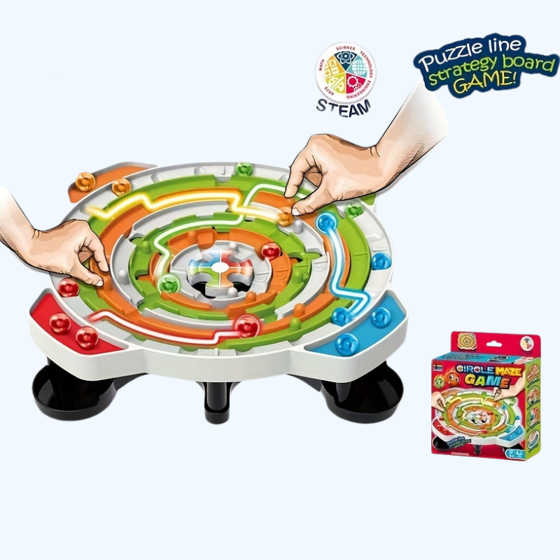 Brain-Boosting Puzzle Balspel | Strategisch & Logisch Denkspel op Schaakbord