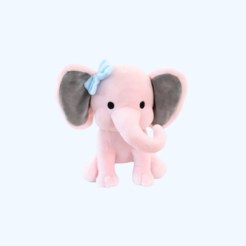 Olifant Knuffel | Baby Kamerdecoratie, Zacht Pluche Speelgoed voor Kinderen