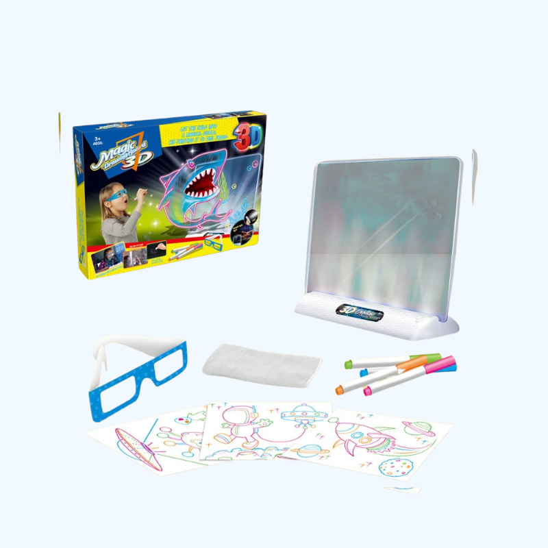 3D Tekenbord met LED Verlichting | Magisch Creatief Speelgoed voor Kinderen