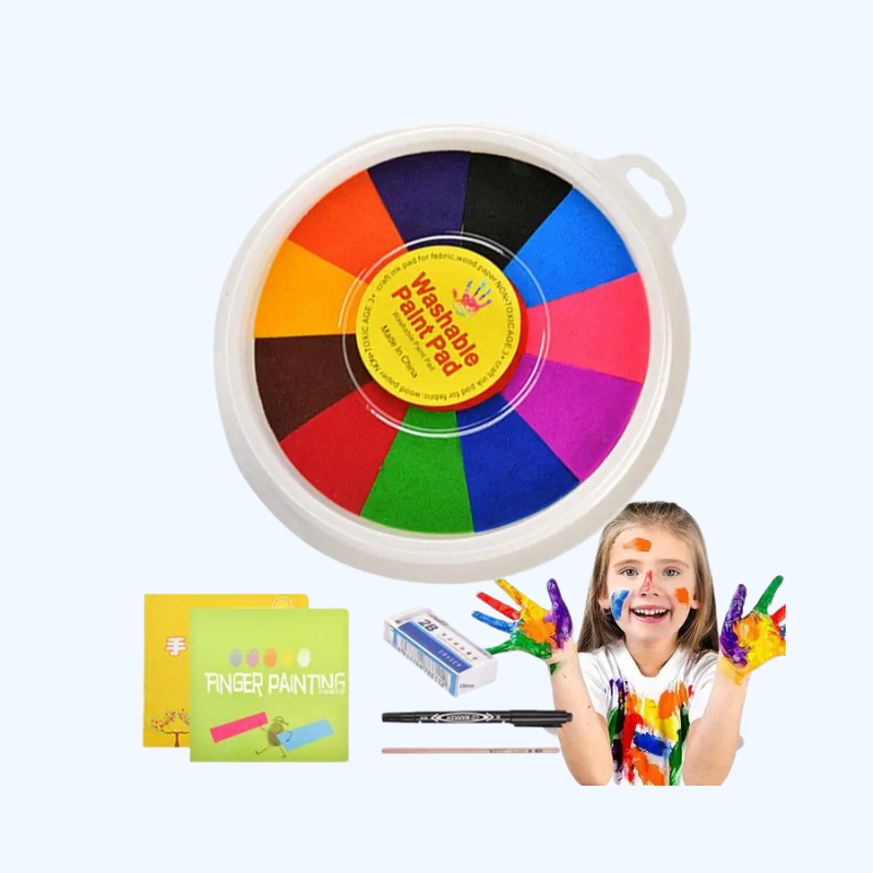Uitwasbare Vingerverf | DIY schilder- en inktpad