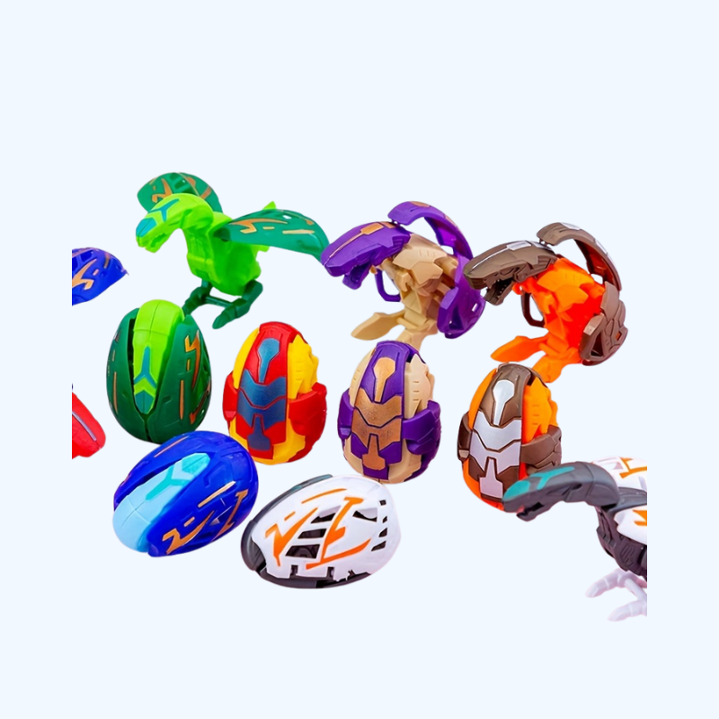 Dino Eieren Transformatieset | Coole Draaibare Speelgoedeieren voor Feestjes & Cadeaus | Indoor Speelgoed | Voor Kinderen