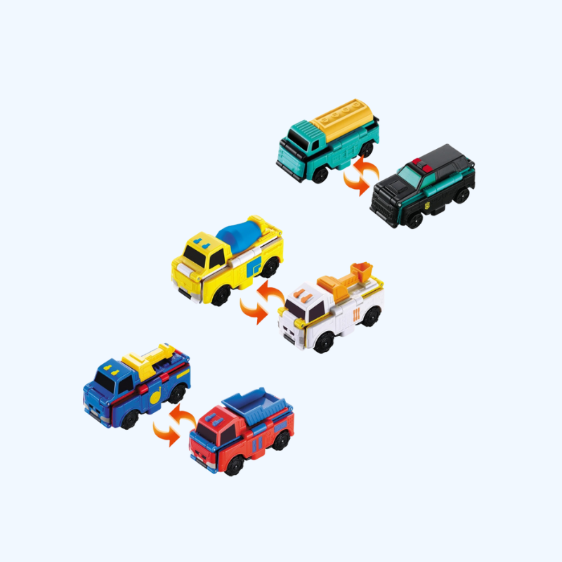 Transformeerbare Speelgoedauto’s | 2-in-1 Flip Voertuigen voor Kinderen
