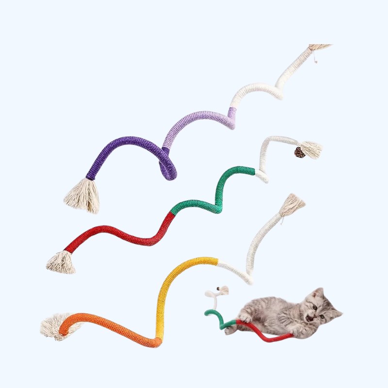 Kattenkauw Speelgoed met Catnip | Interactief Tandverzorgend Speelgoed