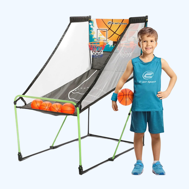 Basketbal Arcade Spel voor Kinderen - Indoor Speelgoed voor Jongens & Meisjes 3-10 Jaar | Interactief Basketbalspel