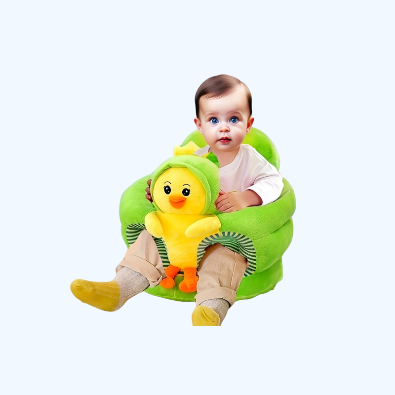 Cartoon PVC Kinderstoel – Veilige Zit- & Staoefening voor Peuters