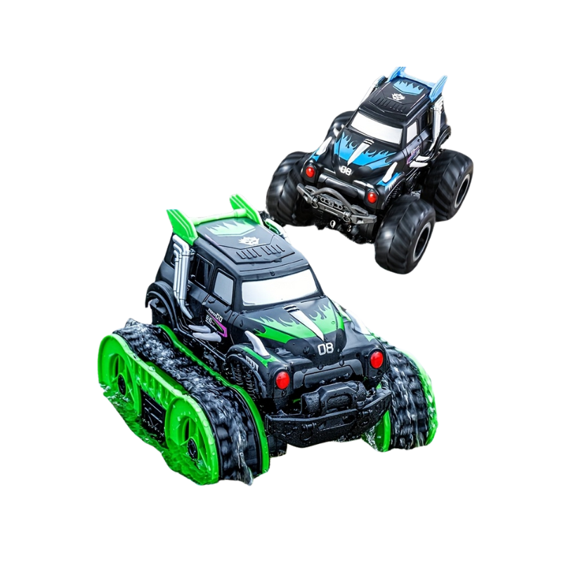 2.4GHz RC SUV Off-Road Auto | Amphibisch | USB Oplaadbaar | Zwart | 900mAh