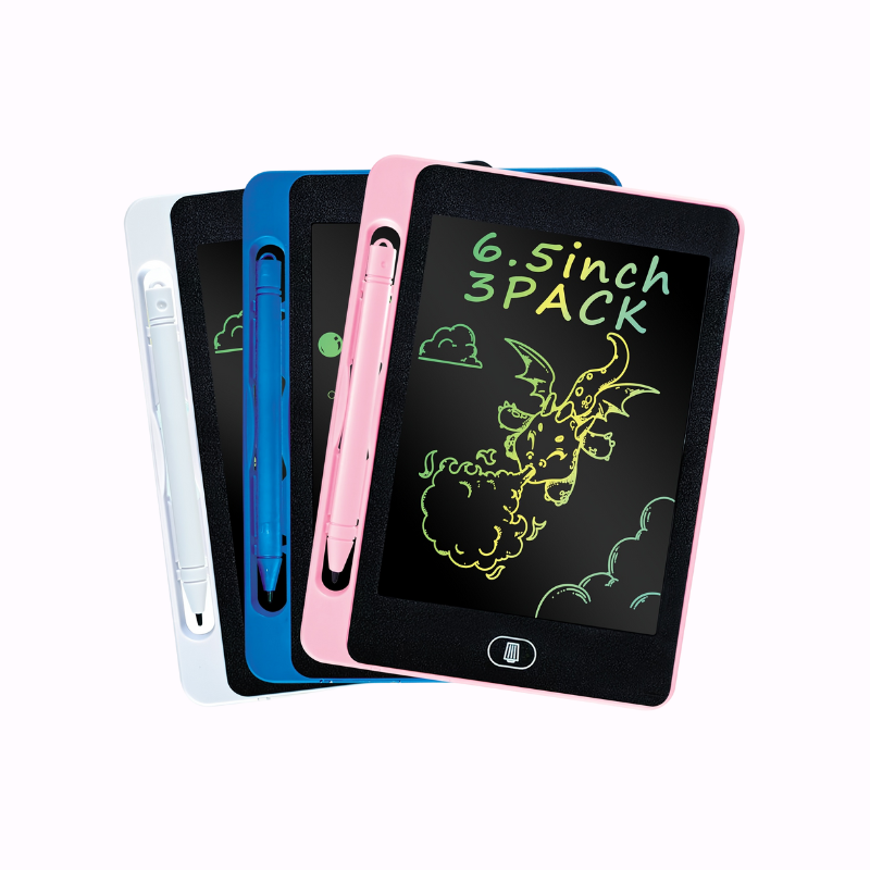 6.5" LCD Teken Tablet | Kleurenscherm | Educatief Doodle Bord | Voor Jongens & Meisjes | Halloween, Kerstcadeau