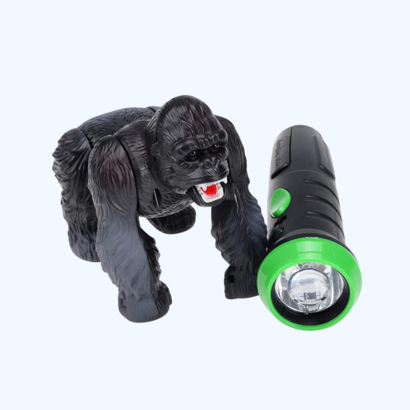 Intelligente RC Robot | Hoog Gesimuleerde Orang-oetan Afstandsbediening Dier Met Geluid en Lichteffecten | Grappig Angstaanjagend Gorilla Speelgoed Cadeaus