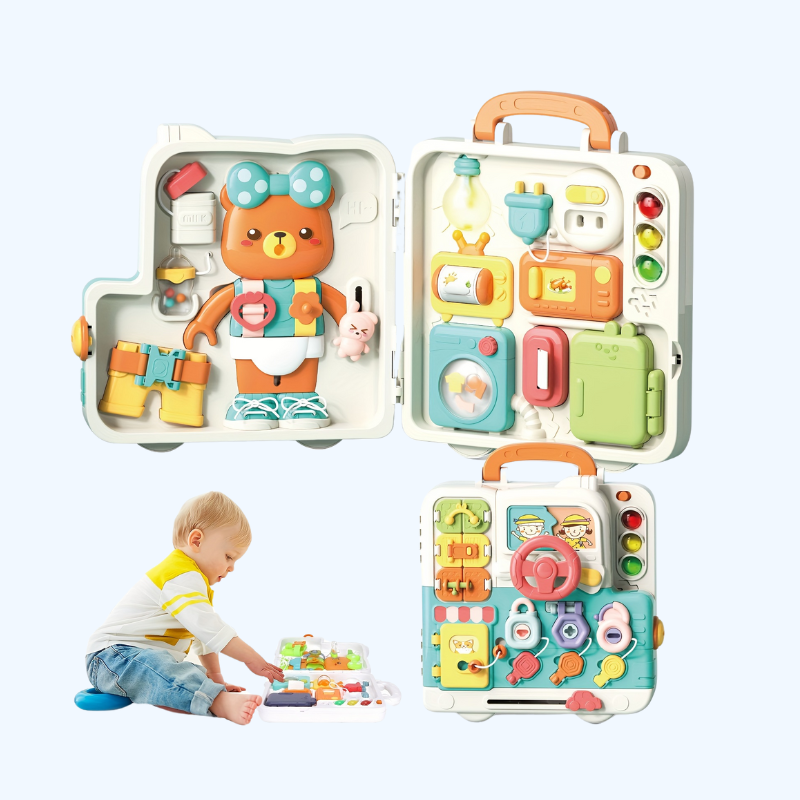 Interactieve Busy Board | Educatief speelgoed 1-3 jaar, ideaal cadeau