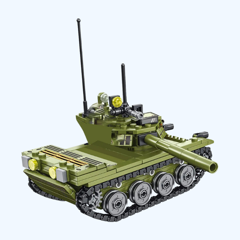 Nieuwe 336-delige Militaire 85 Hoofdgevechtstank Bouwblokken | Tweede Wereldoorlog Soldaten Figuren Bricks Educatief Speelgoed Voor Kinderen Jongens Cadeau