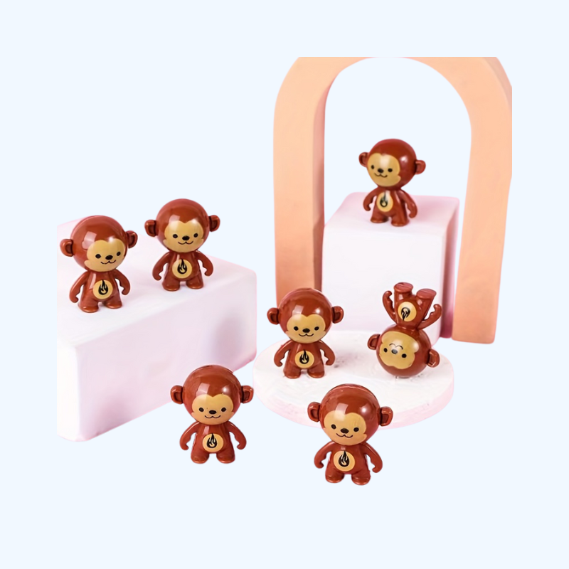 Mini Aap Tumbler Set | Decoratief, stressverlagend, leuk cadeau