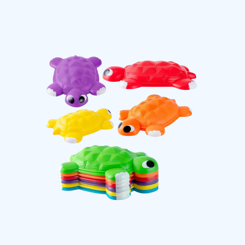 Schildpad Evenwicht Stenen | Binnen- en Buiten Speelset | Coördinatiespel vanaf 3 Jaar