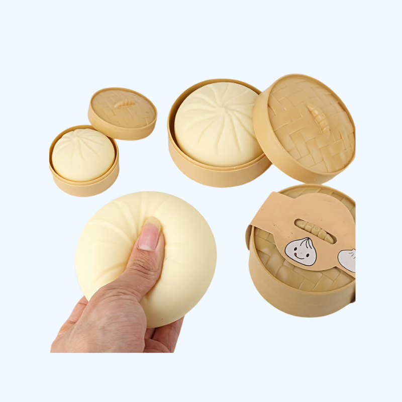 Squeeze Stoommandje Speelgoed | Stressverlichting voor Kinderen 3+