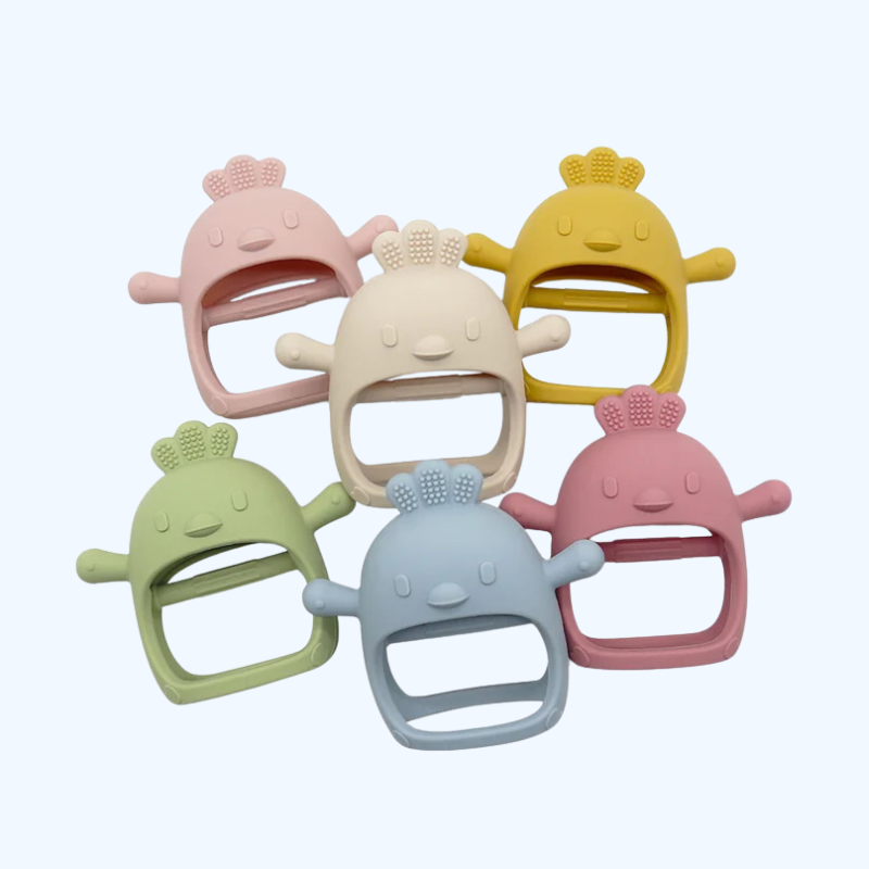 Nieuw Ontwerp Zachte Siliconen Bijtringen voor Baby | Kauwbare Baby Speelgoed Hanger