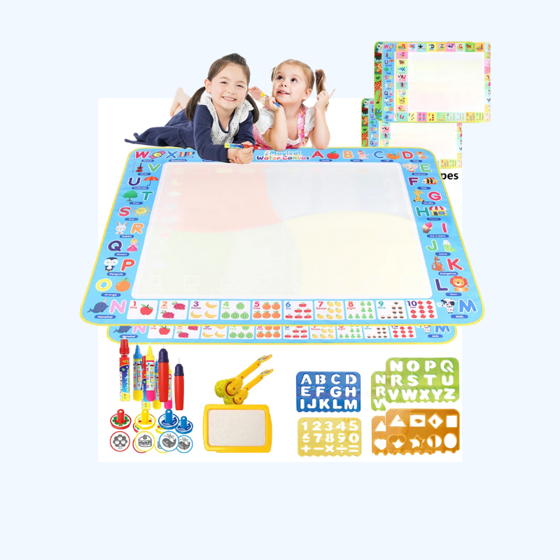 Magische Water Tekenmat 100x80CM | Montessori Doodle Bord