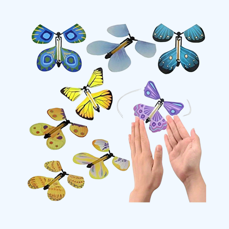 Magische Opwind Vlinders | Vliegend Verrassingsspeelgoed Cadeau