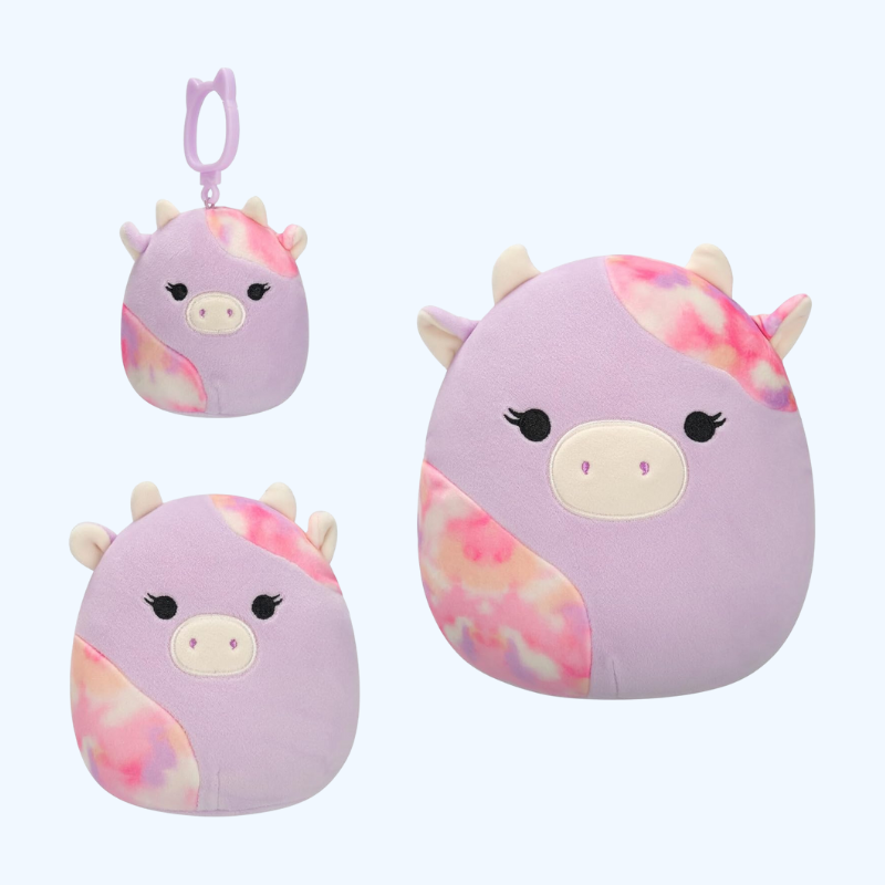 Squishmallows Original Suri Sunset Cow 3-Pack – Officiële Jazwares Knuffel