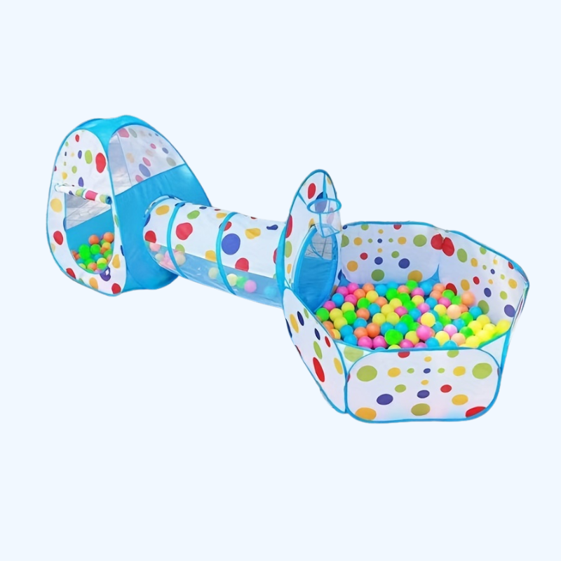 Opvouwbare Ballenbad Tent met Tunnel | Speeltent voor Kinderen