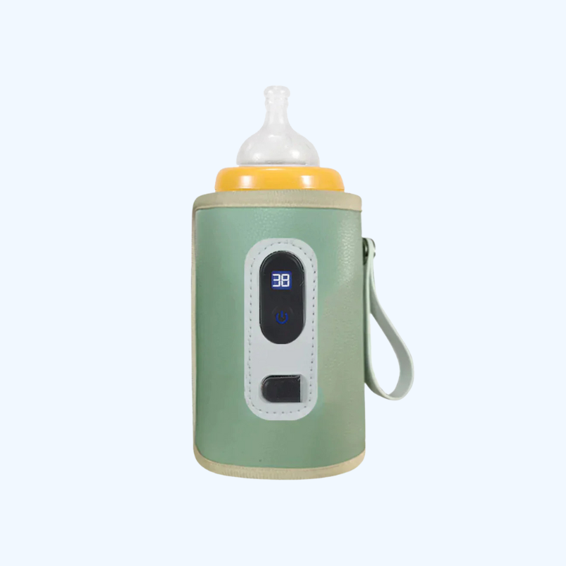 Babyfles Verwarmer met USB | 24u Warmhoudtas voor Babyvoeding (Instelbaar 38–55°C)