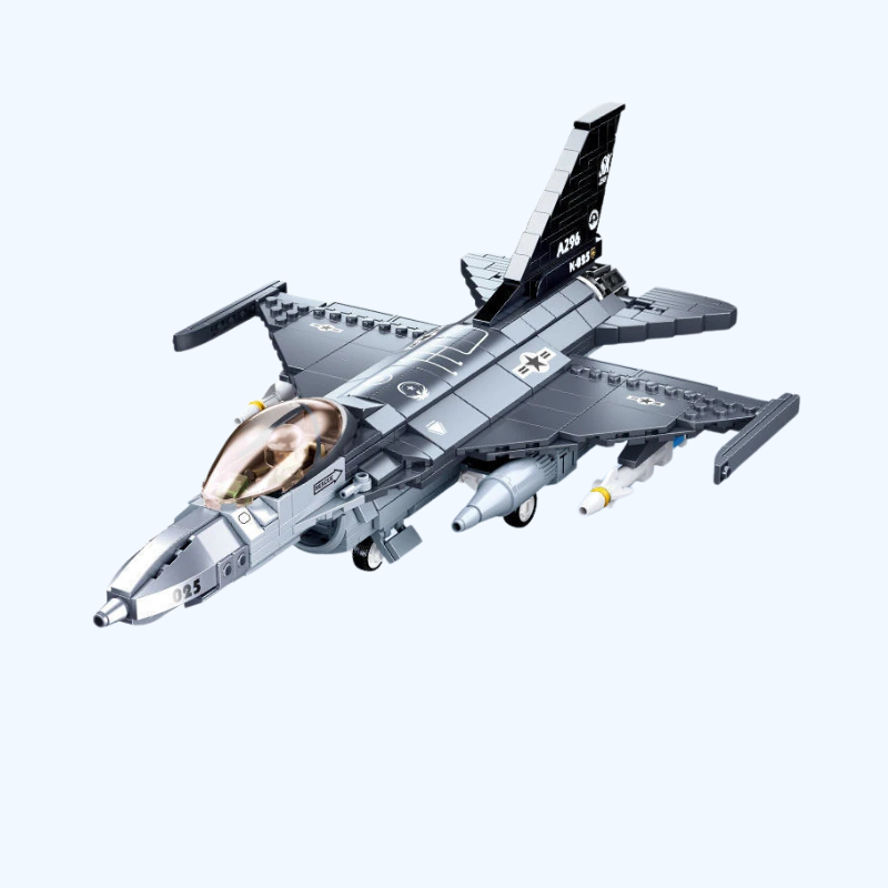 521-delige Militaire Serie Gevechtsvliegtuig Bouwstenen Model | Educatief Speelgoed Voor Kinderen Kerstcadeau