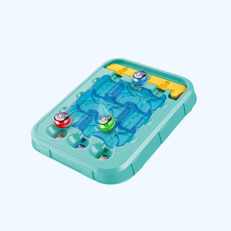 Katten Doolhof IQ Puzzel | Montessori Logisch Denkspel voor Kinderen