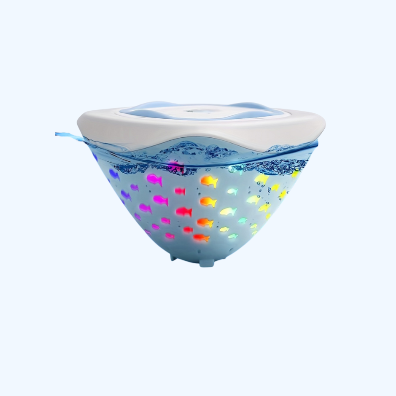 LED Badlamp | Drijvende Visprojectie, Multicolor Fontein Onderwater Licht