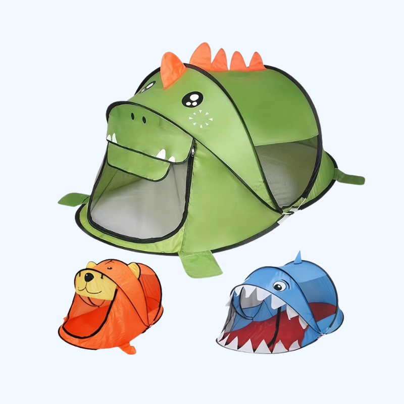 Pop-up Diertent voor Peuters | Zonwerend Speelhuis 10M+