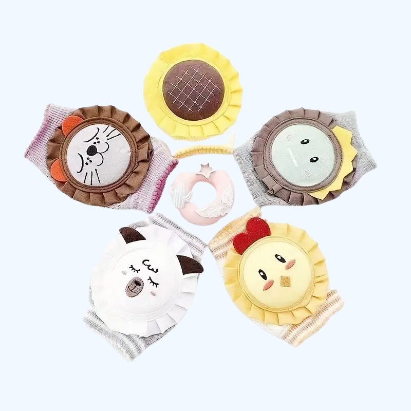 Knie- en Elleboogbescherming voor Kruipen | Dunne Elleboogbescherming voor Peuters, Anti-Val, Kruip- en Loopbescherming voor Baby's 0-3 Jaar