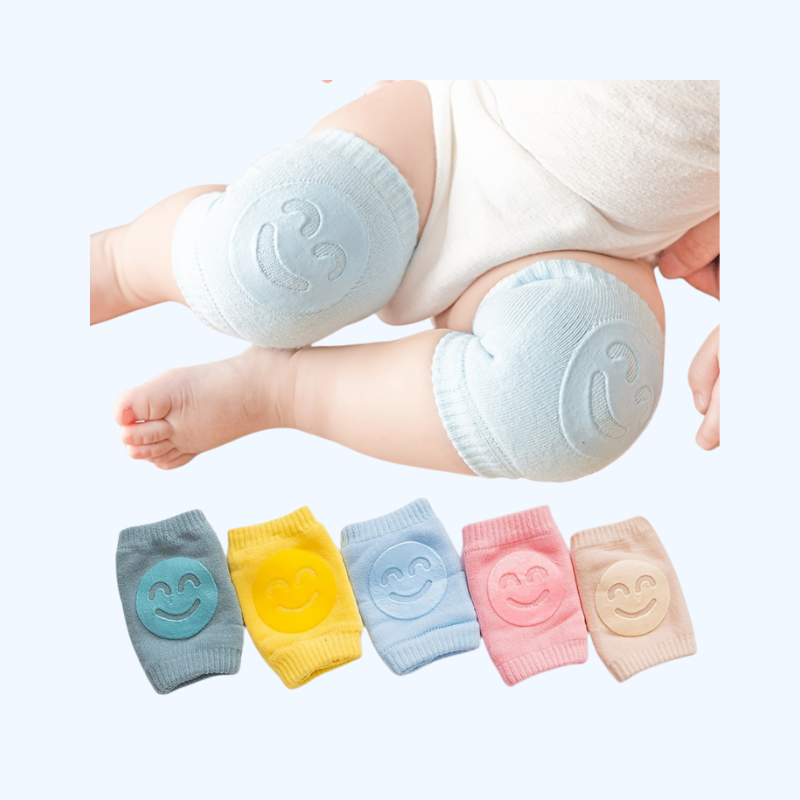 Baby Knie- & Elleboogbeschermers 0-36M | Zachte Katoenen Pads