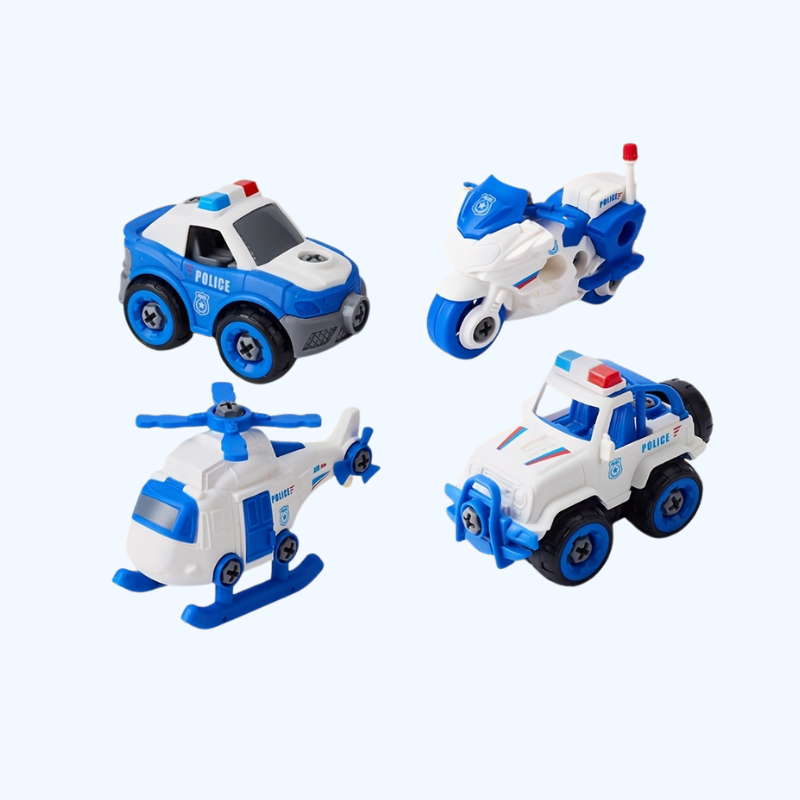 DIY Auto- & Motorfietsset met Schroevendraaier | Educatief Bouwspeelgoed voor Kinderen vanaf 3 Jaar