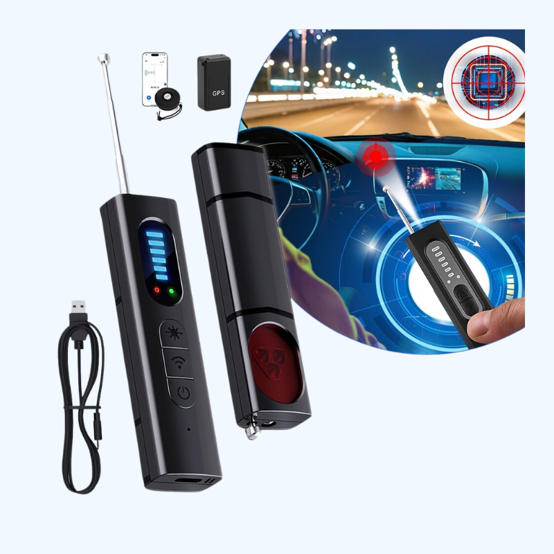 Camera Detector Anti-Spy | Bug Detector met 5 Niveaus | Reizen & Hotel Beveiliging