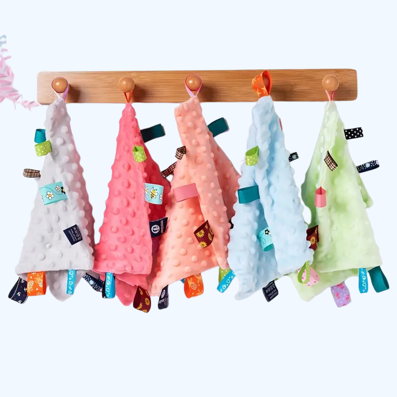 Ultieme Baby Sensorische Deken & Knuffeldoekje | Knuffeldoek, Kauwbaar Montessori Deken voor de Babykamer