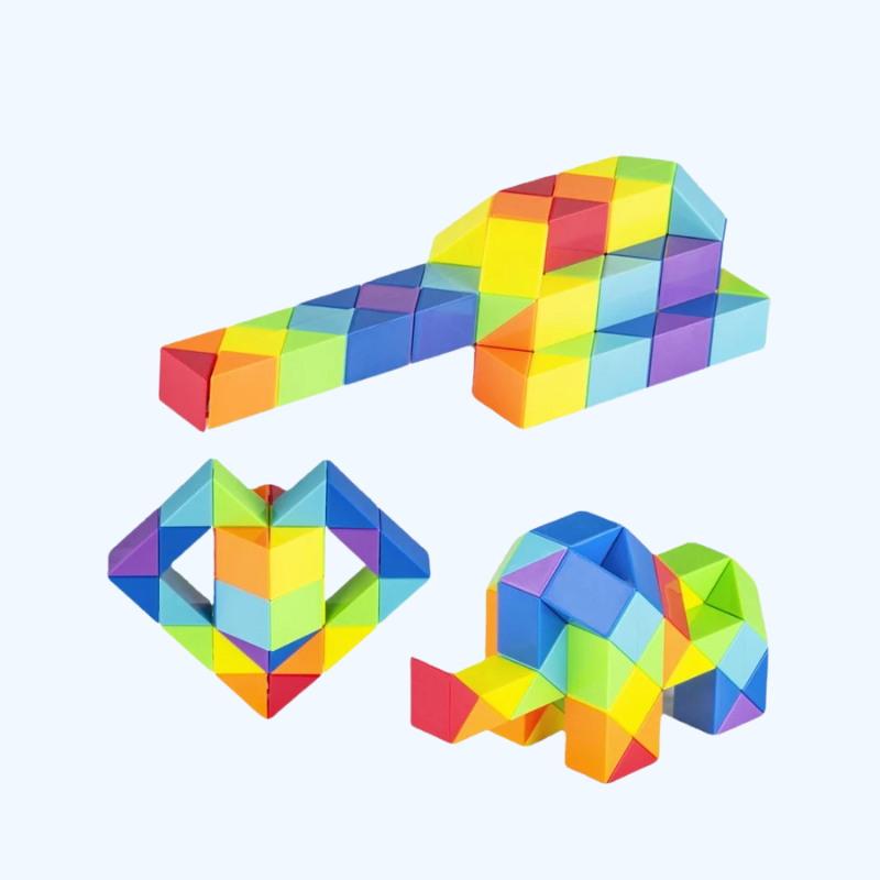 Magische 3D Twist Slang | Fidget Speelgoed met 72 Segmenten