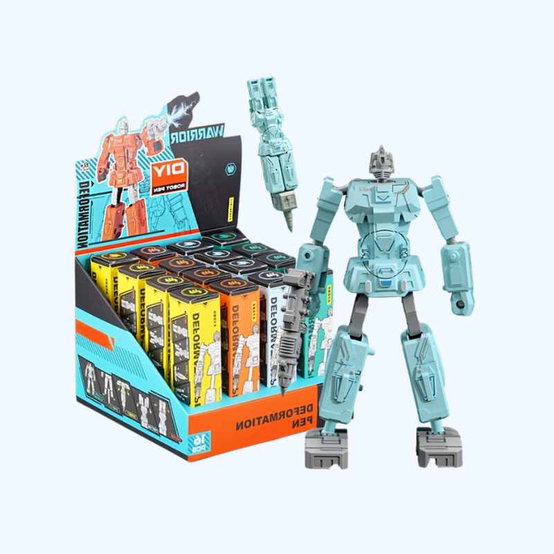 Morphing Robot Pen voor Kinderen | 2-in-1 Creatieve Pen & Speelgoed