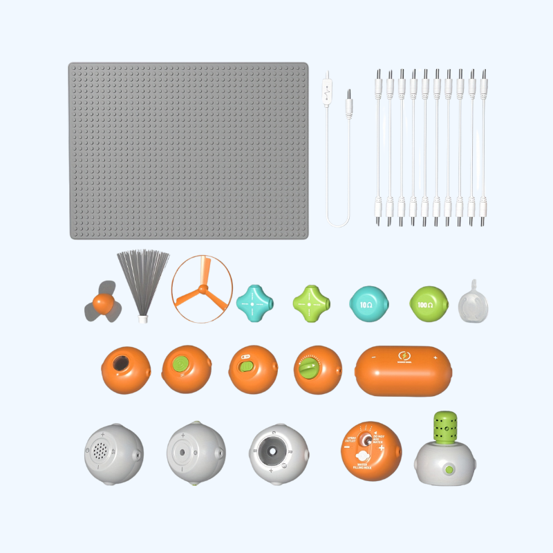 Circuit Blokken Wetenschapsspeelgoed - Elektronische Circuit Educatief Speelgoed, STEM Leren Speelgoed voor Jongens & Meisjes 6+ Jaar, Ontwikkelt STEM Vaardigheden - Perfect Cadeau voor Kinderen