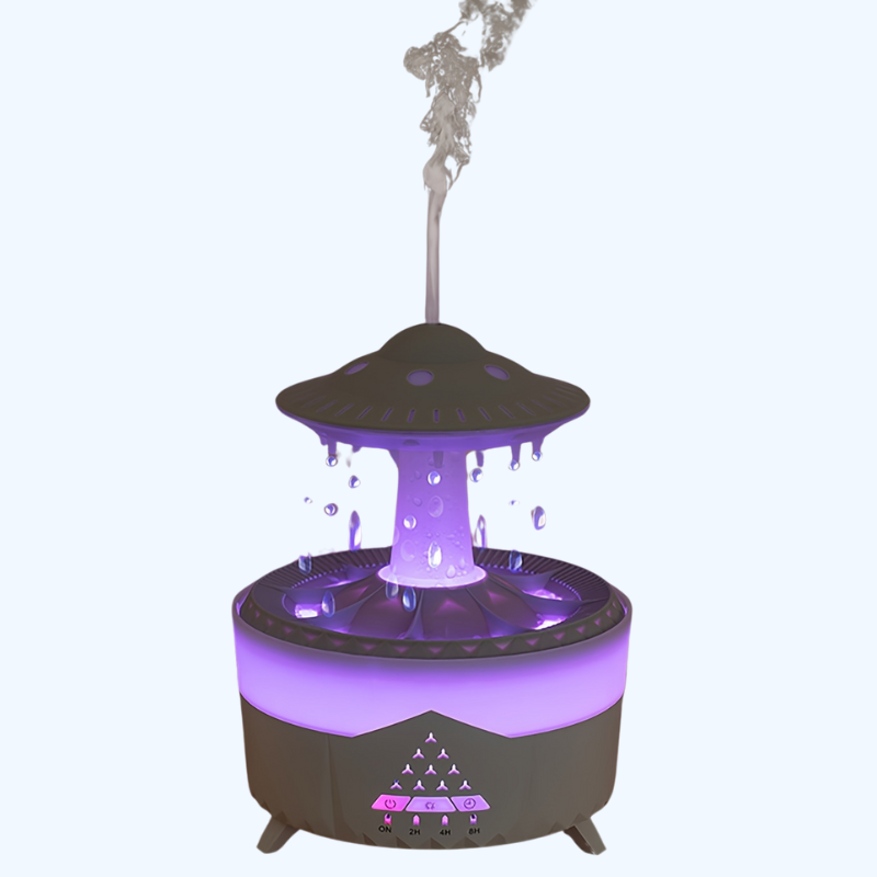 Ultrasonic Humidifier | Geurcompatibel, met Nachtlampje Afstandsbediening