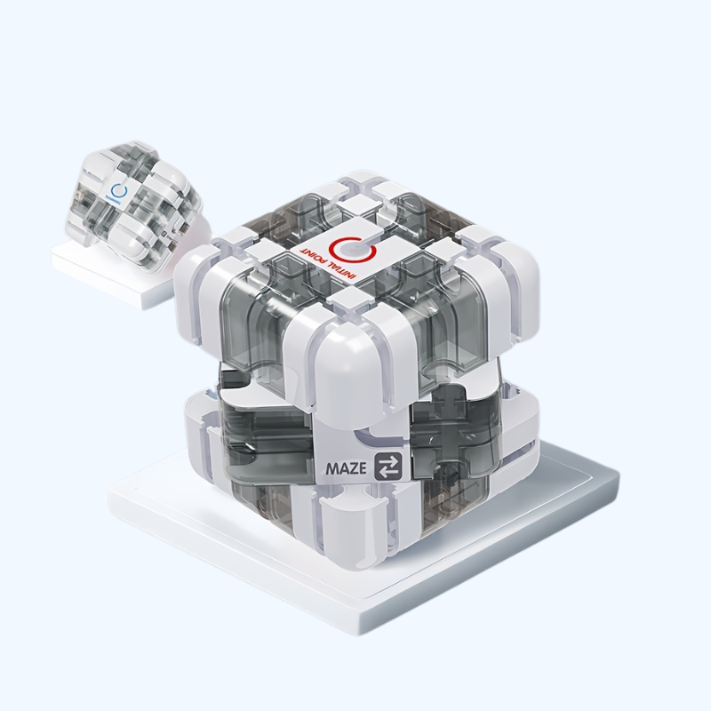 Puzzel Doolhof Kubus | 3D Magische Doolhof Breinbreker, Educatief Speelgoed voor Kinderen & Volwassenen, Uitdagend Spel en Kerstcadeau