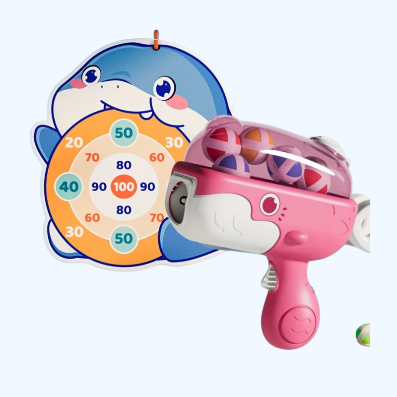 Walvis Plakbal Schietspel Set | Interactieve Gooi Ballen met Walvisdoelwit, Voor Binnen- en Buitenactiviteiten, Perfect Cadeau voor Verjaardag of Kerst