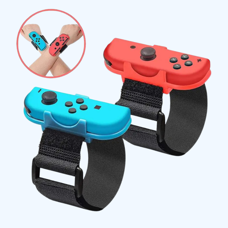 Verstelbare Game Armband Strap voor Nintendo Switch Joy-Con Controller | Polsband voor Dansen & Beweging