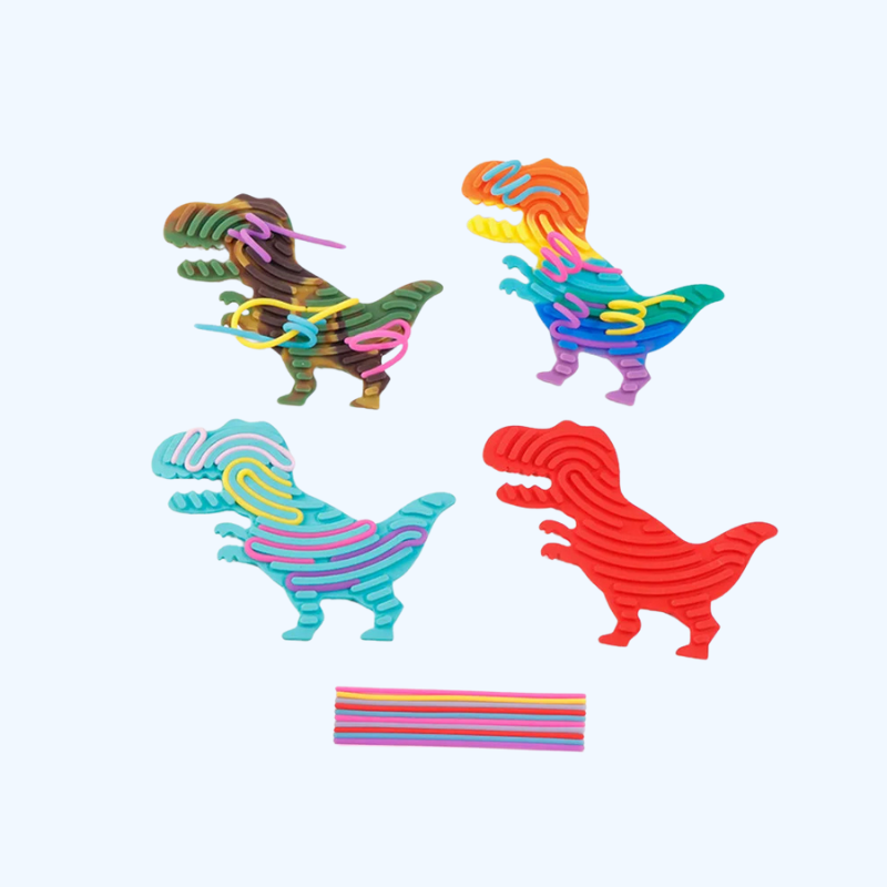 Silicone Sensorisch Drukbord | Compact stressverlagend educatief speelgoed