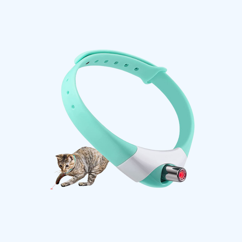 Oplaadbare Kattenhalsband met Laser | Draagbaar Speelgoed