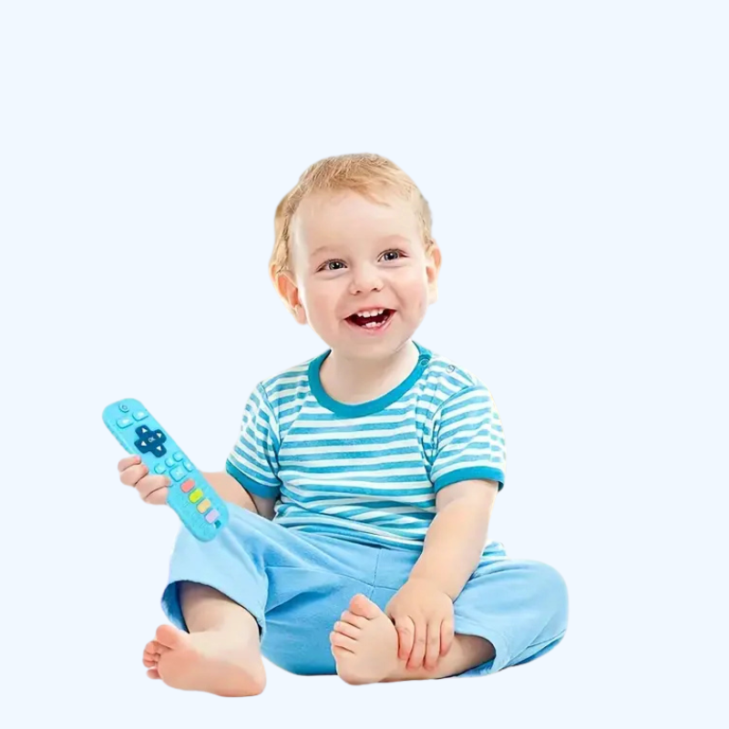BPA-vrije Siliconen Baby Bijtring | Remote Control Vorm voor Teething, Perfect voor 6-12 Maanden