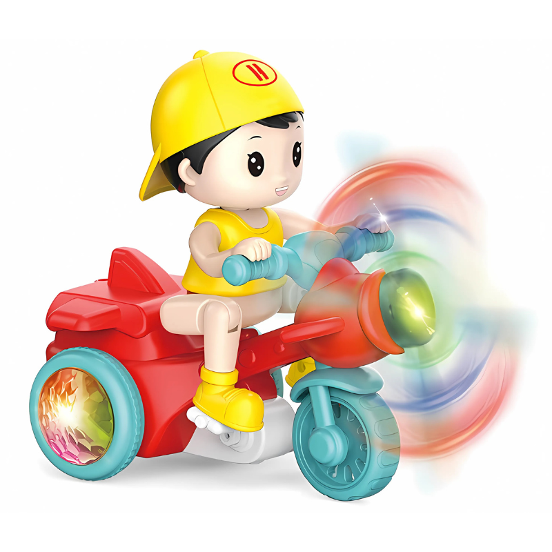 Interactieve Elektrische Biker | Speelgoedmotor met Licht & Geluid – Voor Avontuurlijke Kids