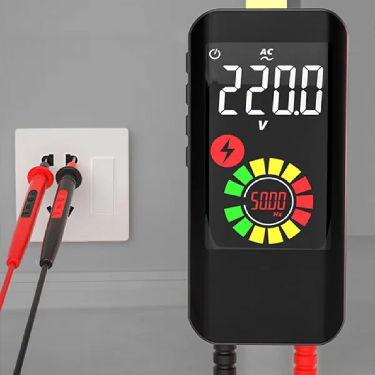 RmsMeter Digitale Multimeter | Nauwkeurige Meting van Voltage, Stroom & Weerstand – Compact & Gebruiksvriendelijk