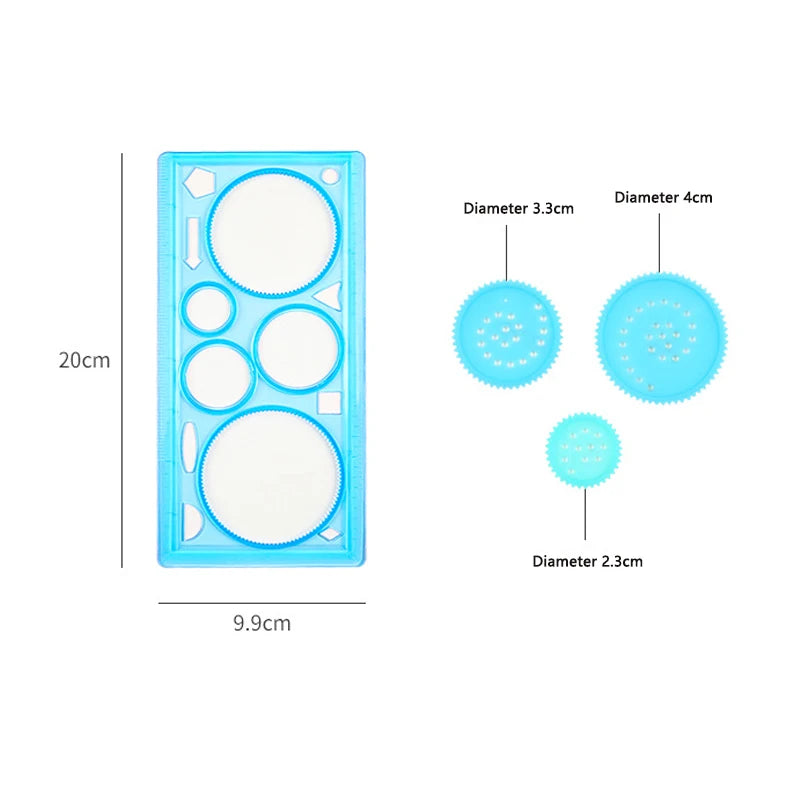 Creatief Spirograaf Teken- en Sjablonenset | Educatief Knutselspel