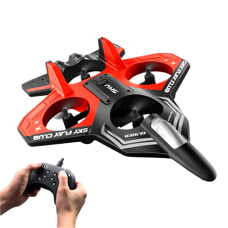 2.4G L0712 RC Vliegtuig – Foam Glider met Licht & Gyroscopische Besturing, Speelgoedvliegtuig voor Jongens