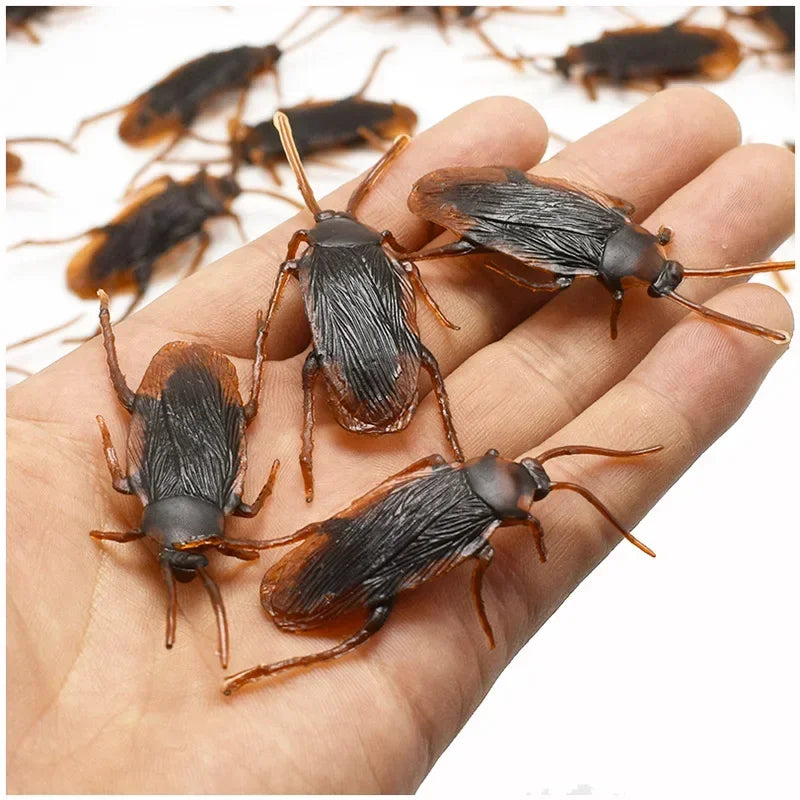 Realistische Nep Kakkerlakken voor Gênante Grappen - Grote Set Plastic Insecten voor een Perfecte Prank - Ideale Halloween Decoratie en Fopartikel Halloween