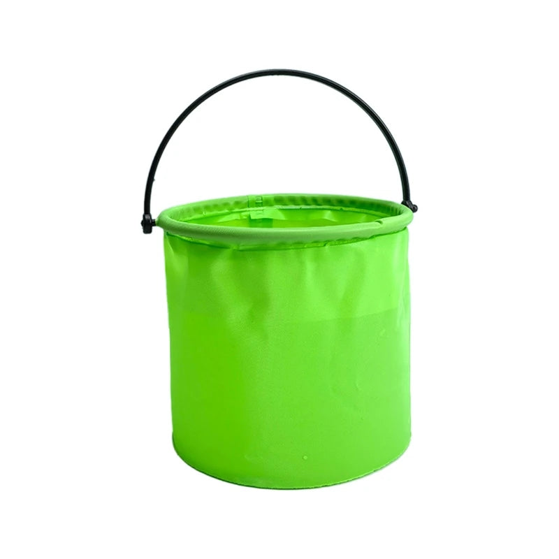 Opvouwbare Zandemmer 12x14cm | Draagbare Speelgoedemmer voor Strand, Tuin & Waterspellen