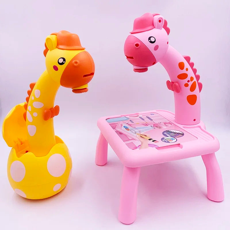 Mini LED Projector Tekentafel | Educatief Licht Speelgoed