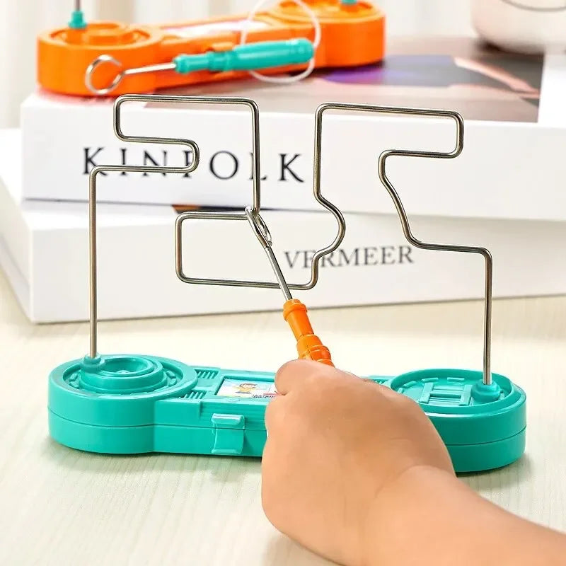 Montessori Elektrisch Schokspel Speelgoed - Onderwijs Elektrisch Doolhof Spel, Wetenschappelijke Experimenten Cadeau voor Kinderen